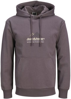 Jack & Jones sweatshirt met capuchon - maat 2XL Violet