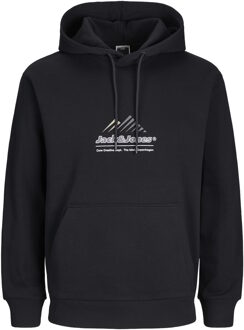 Jack & Jones sweatshirt met capuchon - maat S Zwart