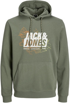 Jack & Jones Sweatshirts Hoodies Jack & Jones , Green , Heren - L,M