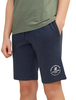 Jack & Jones Swift Sweat Short Junior donkerblauw - 128
