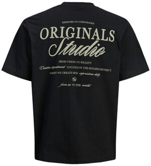 Jack & Jones T-shirt 12284057 jornorre - maat 176 Zwart
