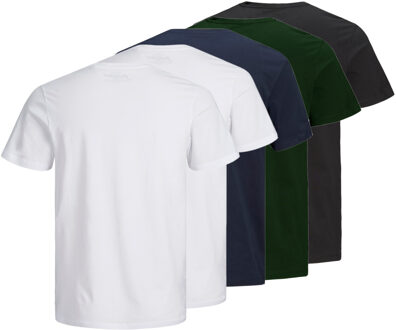 Jack & Jones T-shirt 5-pack - maat Veelkleurig