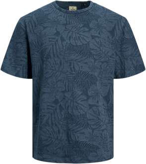 Jack & Jones T-shirt Blunael Blauw heren Navy - M,L,XL,S,XXL