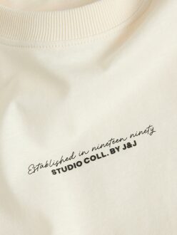 Jack & Jones T-shirt Crème