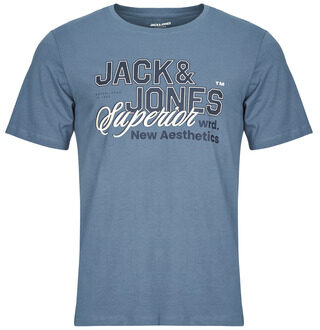 Jack & Jones T-shirt Korte Mouw Jack & Jones JJELOGO TEE SS" Blauw - S, M, L, XL, XS