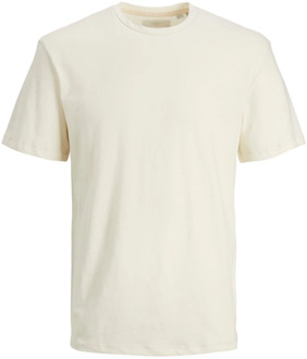 Jack & Jones T-Shirts Jack & Jones , Beige , Heren - Xl,L,M,S