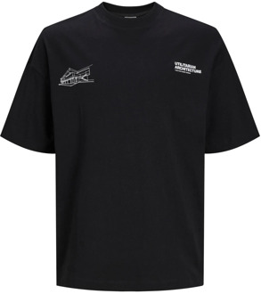 Jack & Jones T-Shirts Jack & Jones , Black , Heren - 2Xl,Xl,L,M,S