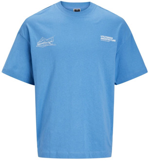 Jack & Jones T-Shirts Jack & Jones , Blue , Heren - Xl,L,M,S,Xs