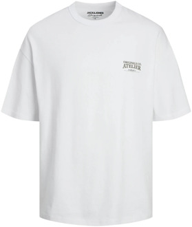 Jack & Jones T-Shirts Jack & Jones , White , Heren - 2Xl,Xl,L,M,S