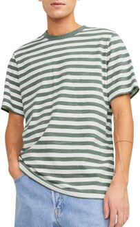 Jack & Jones Tampa Stripe Shirt Heren groen - wit - L