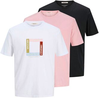 Jack & Jones Tavira Branding Shirt Heren (3-pack) - XL
