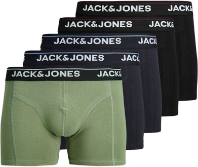 Jack & Jones Timothy Solid Trunk Boxershorts Heren (5-pack)