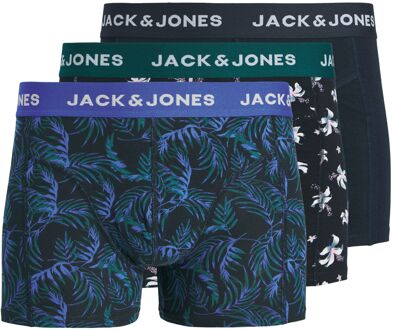 Jack & Jones Todd Flower Trunk Boxershorts Heren (3-pack) - XL
