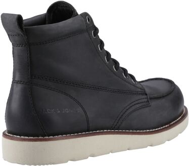 Jack & Jones Toronto Leren Heren Zwarte Enkellaarsjes - EU 42 / UK 8