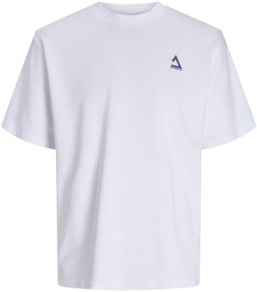 Jack & Jones Triangle Summer T-Shirt Jack & Jones , White , Heren - 2Xl,Xl,L,M,S