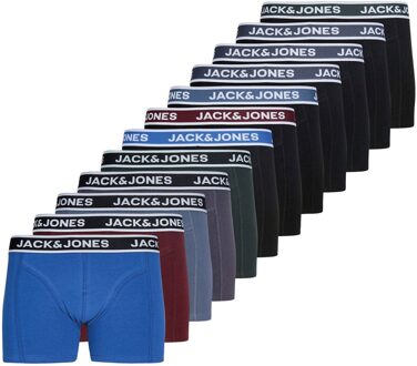 Jack & Jones Troy Solid Trunk Boxershorts Heren (12-pack) - M
