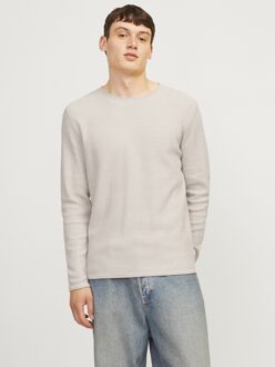 Jack & Jones Trui Cooper Knit Crew Neck Beige - maat