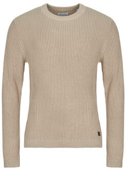 Jack & Jones Trui Jack & Jones JJEDOVER KNIT CREW NECK" Beige - XXL, S, M, L, XL
