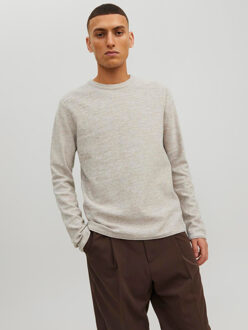 Jack & Jones Trui Pullover Knit Crew Neck Beige - maat M