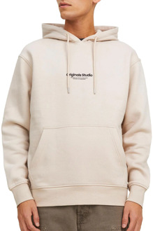 Jack & Jones Vesterbro Hoodie Heren beige/licht roze - XL