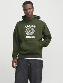 Jack & Jones Victo sweat hood Groen - XL