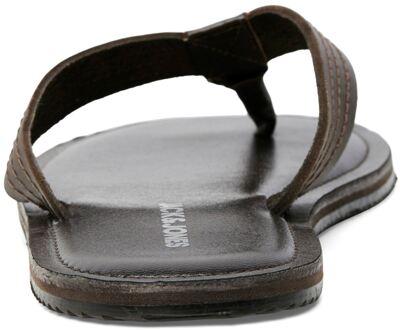 Jack & Jones Washton Leren Heren Bruine Stone Slippers - maat