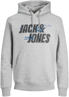 Jack & Jones Zwarte Basic Hoodie Sweatshirt Jack & Jones , Gray , Heren - Xl,L,M,S