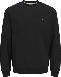 Jack & Jones Zwarte Sweatshirt Met Ronde Hals Freewear Jack & Jones , Black , Heren - 2Xl,Xl,L,M,S