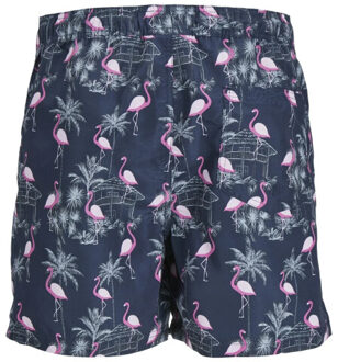 Jack & Jones Zwemshort jongens jpstfiji aop flamingo print donker Blauw - 152