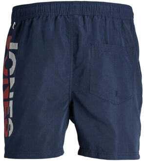 Jack & Jones Zwemshorts jongens spicelogo navy Blauw - 116