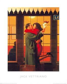 Jack Vettriano - Back Where You Belong Kunstdruk 40x50cm