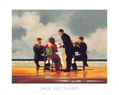 Jack Vettriano - Elegy For The Dead Admiral Kunstdruk 50x40cm