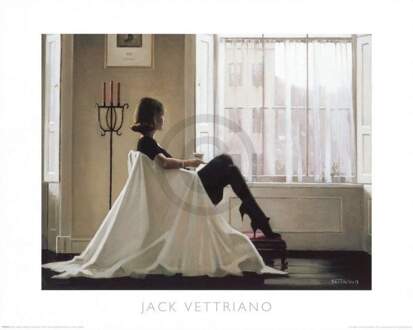 Jack Vettriano - In Thoughts Of You Kunstdruk 50x40cm