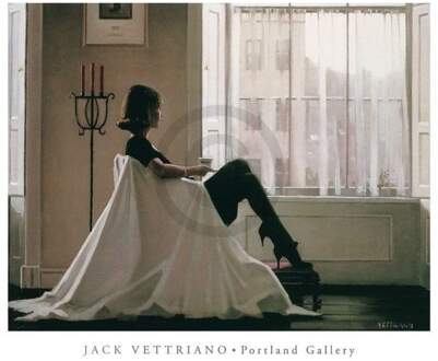 Jack Vettriano - In Thoughts Of You Kunstdruk 80x60cm