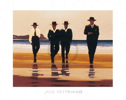 Jack Vettriano - The Billy Boys Kunstdruk 50x40cm