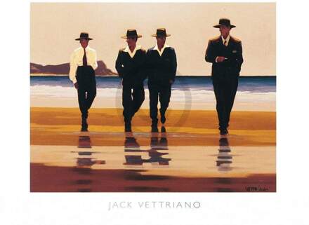 Jack Vettriano - The Billy Boys Kunstdruk 80x60cm