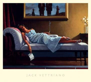 Jack Vettriano - The Letter Kunstdruk 76x68cm