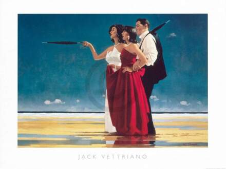 Jack Vettriano - The Missing Man I Kunstdruk 80x60cm