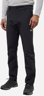 Jack Wolfskin Activate Thermic Softshell Broek Grijs - 48 Long