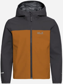 Jack Wolfskin Adventuretribe 2L Regenjas Junior Oranje - 164
