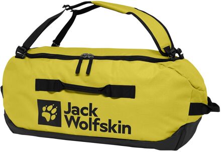 Jack Wolfskin All-In Duffle 65 chartreuse Geel - H 70 x B 33 x D 37 cm
