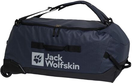 Jack Wolfskin All-In Duffle Wheeler 90 midnight skyreistas met wielen Blauw - H 80 x B 41 x D 39 cm