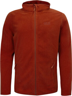 Jack Wolfskin Arco Heren Bruin Track Jacket Rood