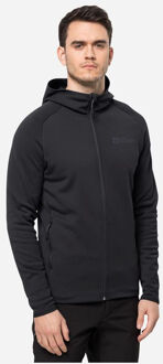 Jack Wolfskin Baiselberg Hooded Fz M Zwart - 3XL