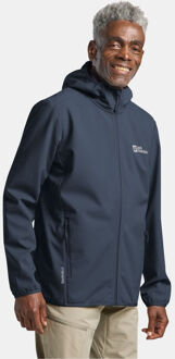 Jack Wolfskin Bornberg Hoody Softshell Jas Blauw - XXL