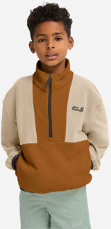 Jack Wolfskin Colorblock Taunus HZ Fleecetrui Junior Oranje - 164