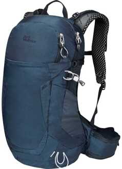 Jack Wolfskin Crosstrail 22 St Hiking Pack dark sea backpack Blauw - H 54 x B 27 x D 25