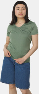 Jack Wolfskin Crosstrail Tee Dames Groen - M