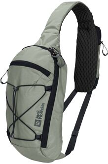 Jack Wolfskin Cyrox sling bag mint leaf damestas Groen - H 39 x B 19 x D 16 cm