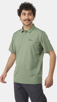 Jack Wolfskin Delgami Polo Groen - M